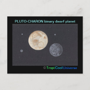 Carte postale de la planète PLUTON