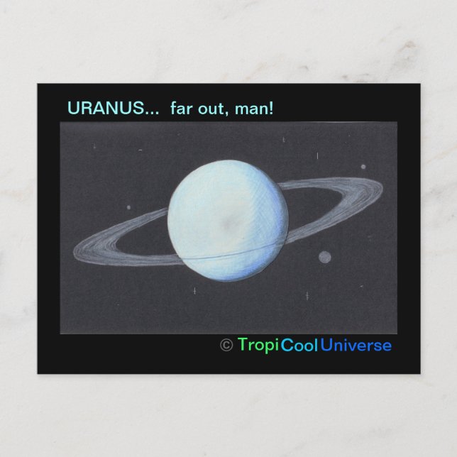 Carte postale de la planète URANUS (Devant)