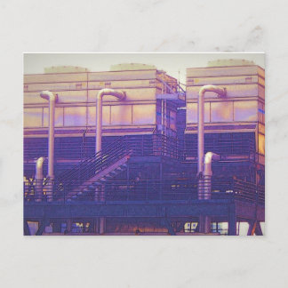 Carte postale de la plateforme industrielle