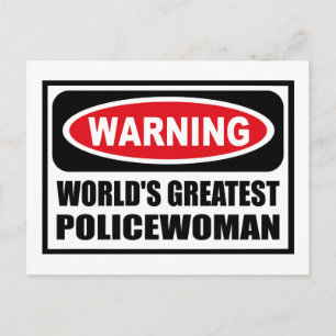 Carte postale DE LA PLUS GRANDE FEMME POLICIÈRE DU
