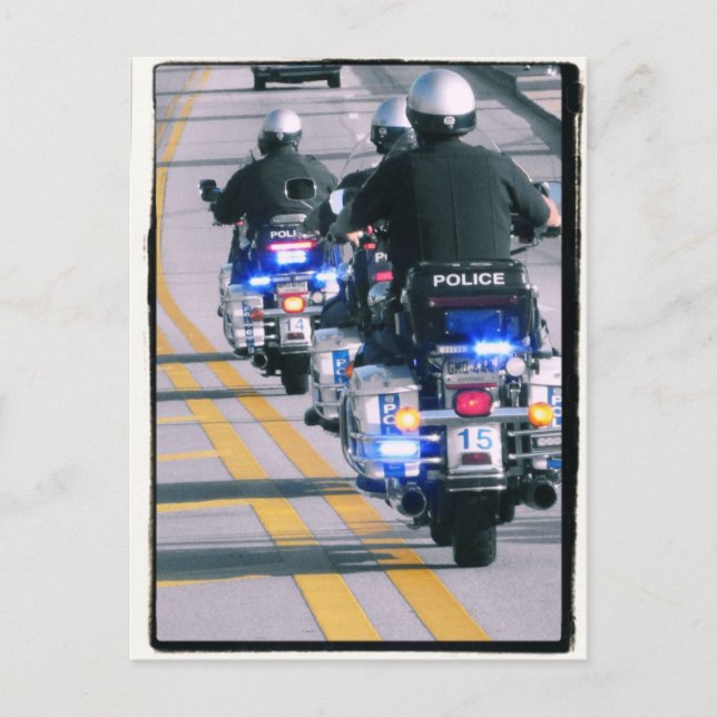 Carte postale de la police (Devant)