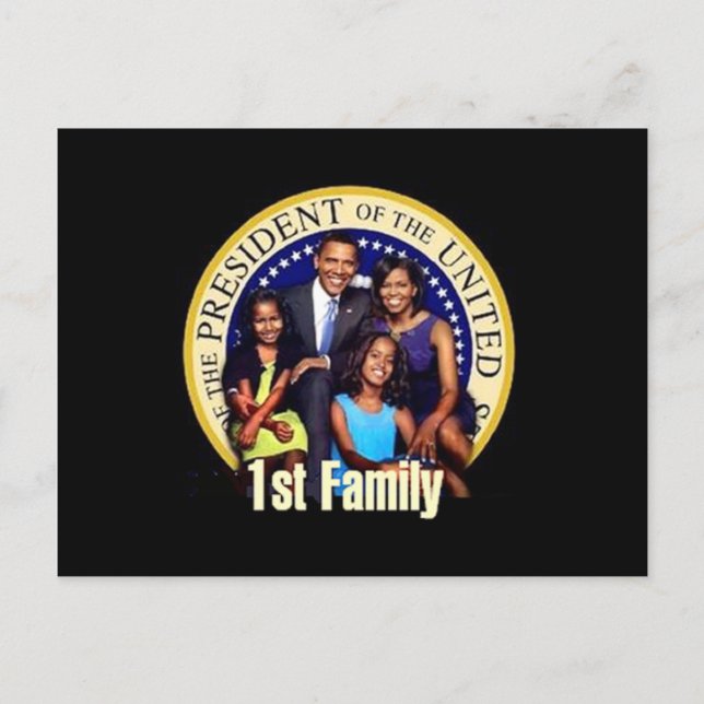 Carte postale de la première famille (Devant)