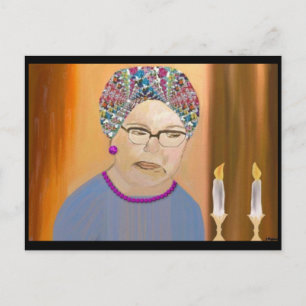 Carte postale de la prière du sabbat