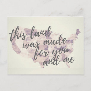 Carte postale de la protestation patriotique