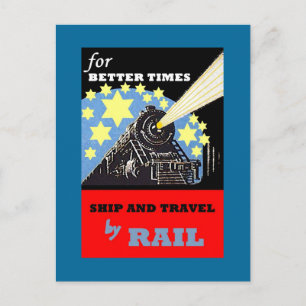 CARTE POSTALE DE LA PUBLICITÉ DES VOYAGES FERROVIA