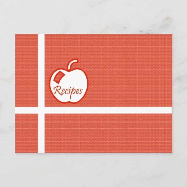 Carte postale de la recette Apple (Devant)