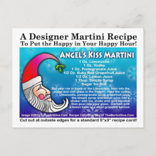 Carte postale de la recette Martini Noël de l'ange