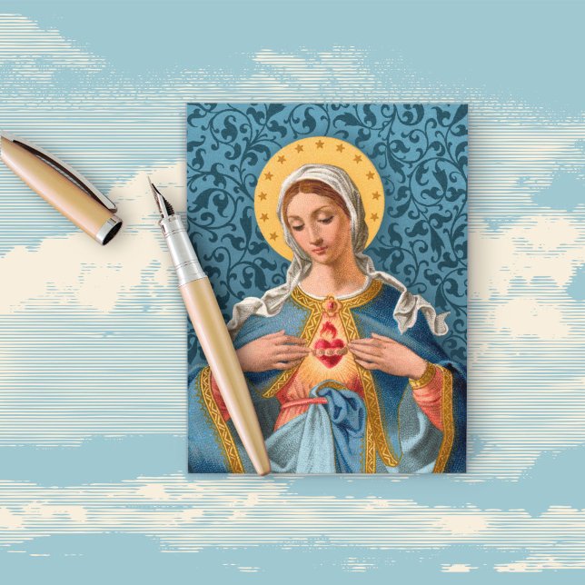 Carte postale de la Reine du Ciel (Créateur téléchargé)