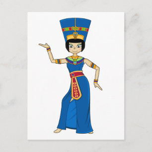 Carte postale de la reine égyptienne Nefertiti