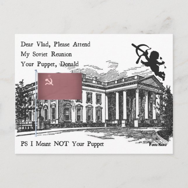 Carte postale de la Réunion soviétique Haiku (Devant)