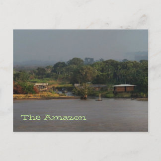 Carte postale de la rivière Amazon