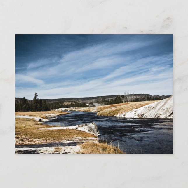 Carte postale de la rivière Firehole (Devant)
