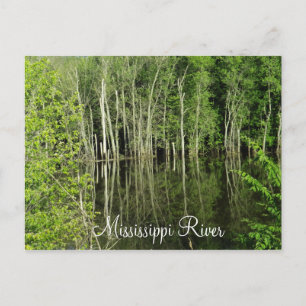 Carte postale de la rivière Mississippi