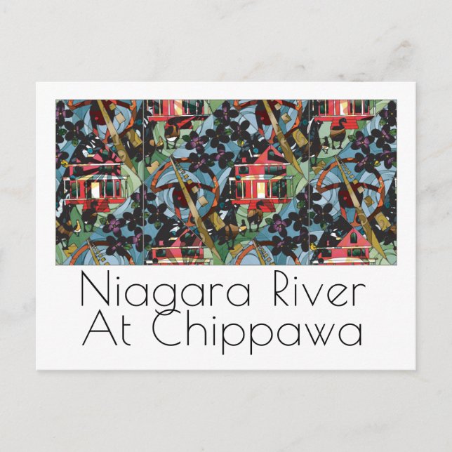 Carte postale de la rivière Niagara (Devant)