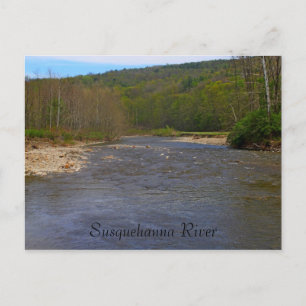 Carte postale de la rivière Susquehanna