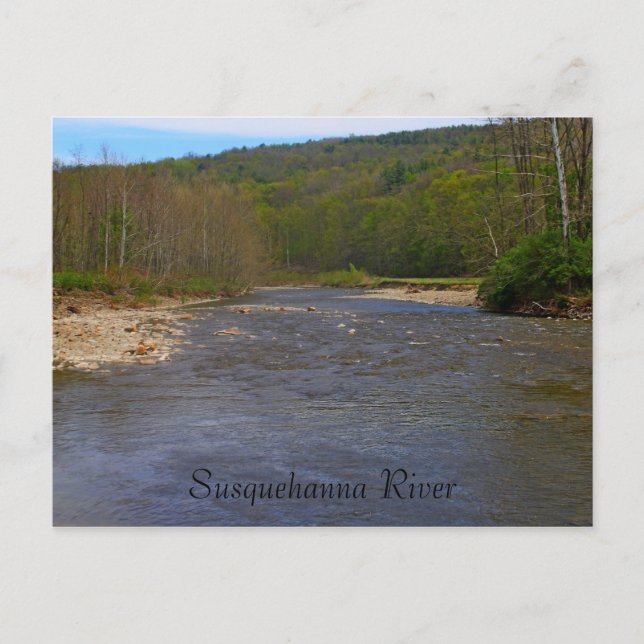 Carte postale de la rivière Susquehanna (Devant)