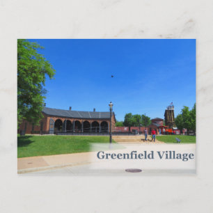 Carte postale de la rotonde de Greenfield Village