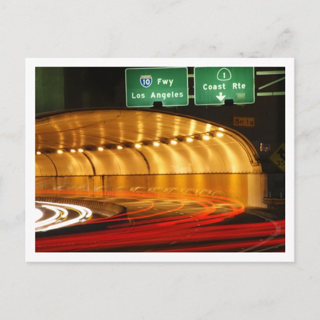 Carte postale de la route côtière du Pacifique (Devant)