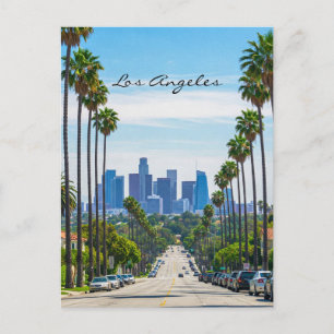 Carte postale de la rue de Los Angeles
