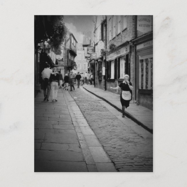 Carte postale de la rue York Shambles (Devant)