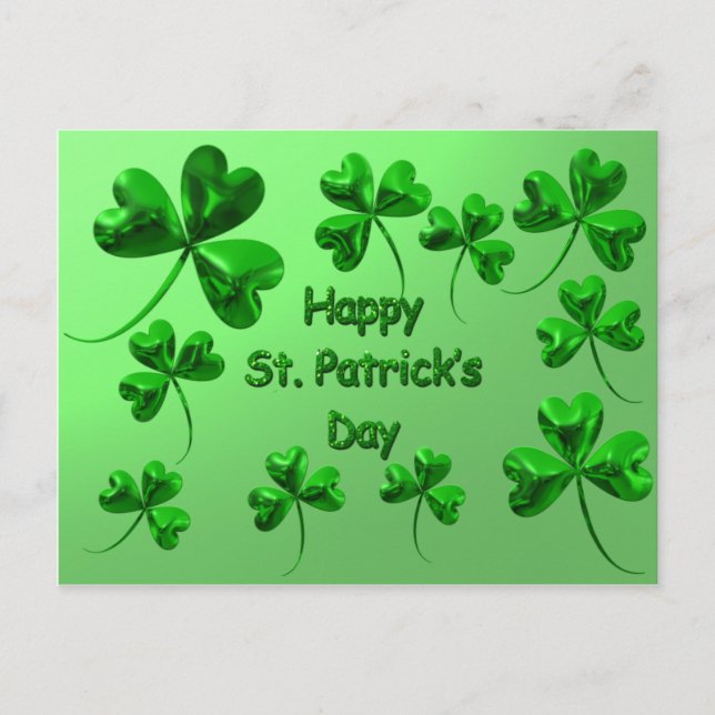 Carte postale de la Saint-Patrick (Devant)