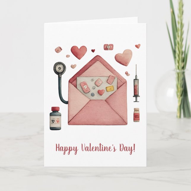 Carte postale de la Saint-Valentin avec prescripti (Devant)