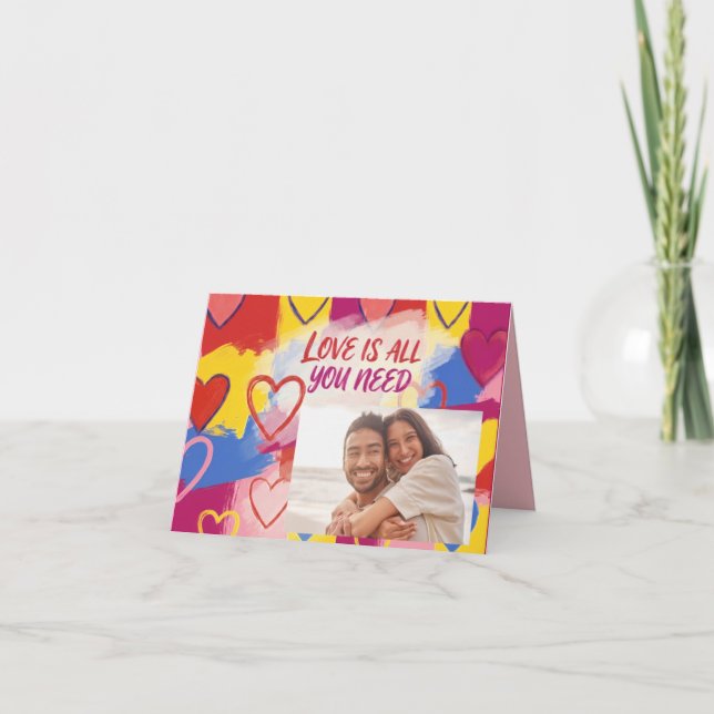 Carte postale de la Saint-Valentin dans le style P (Devant)