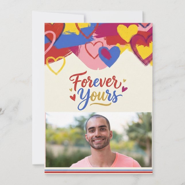 Carte postale de la Saint-Valentin peinte dans le  (Devant)