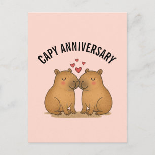 Carte postale de la Saint-Valentin pour l'annivers