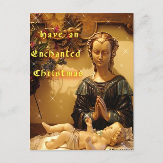 Carte postale de la Sainte Mère et du Fils (Devant)