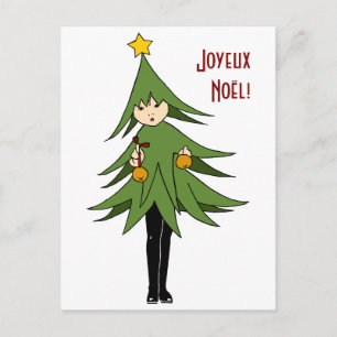 Carte postale de la Sapinette / Petit arbre de Noë