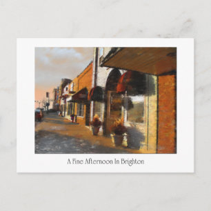 Carte postale de la scène de Brighton Michigan