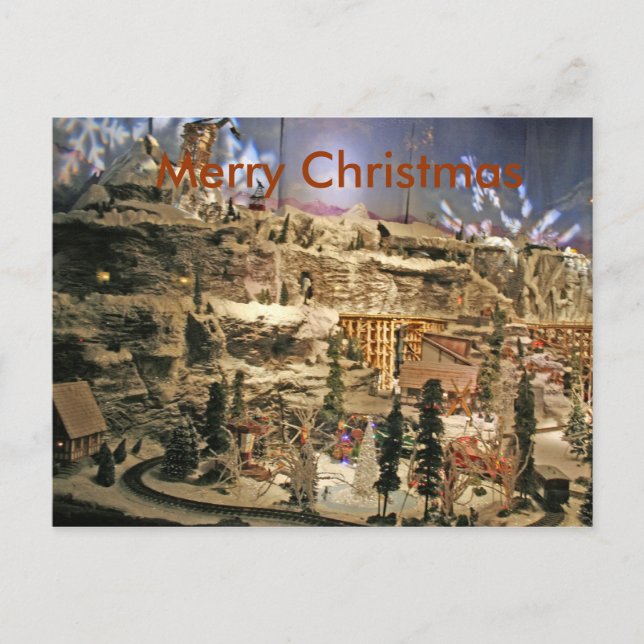 Carte postale de la scène de Noël (Devant)