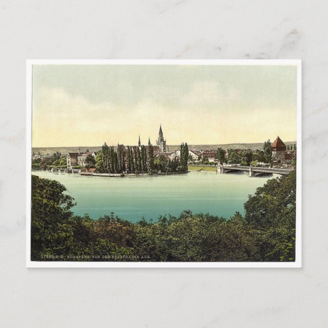 Carte Postale De la Seestrasse, Constance (c.-à-d. Konstanz), Ba (Devant)