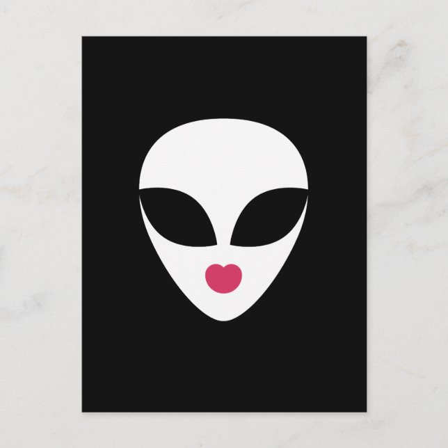 Carte postale de la sirène extraterrestre (Devant)
