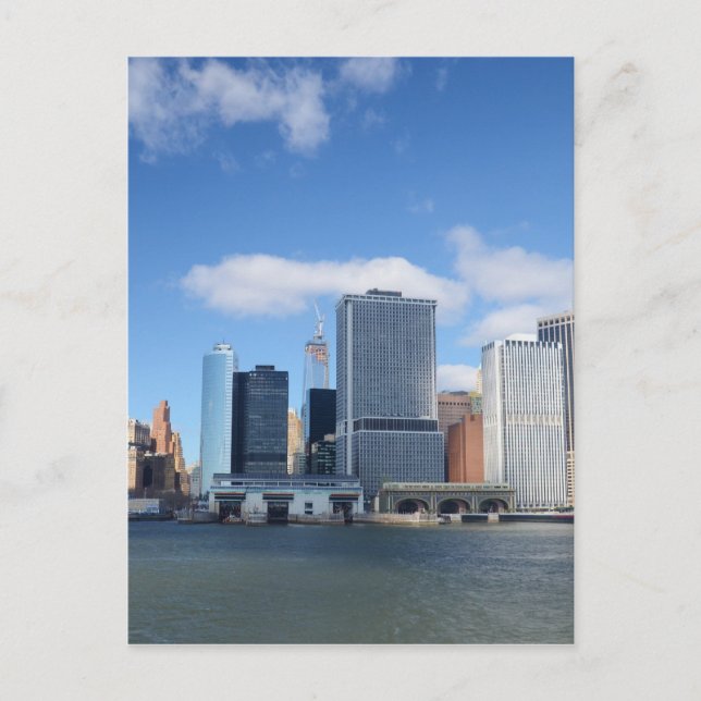 Carte postale de la skyline de Lower Manhattan (Devant)