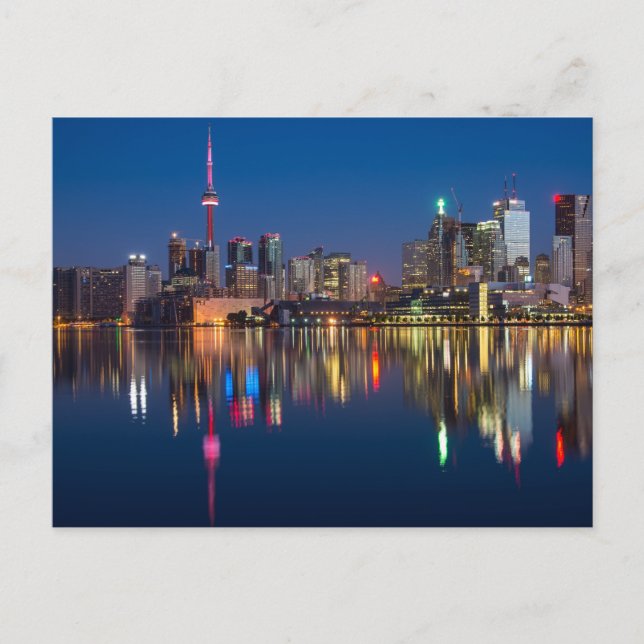 Carte postale de la skyline de Toronto, Ontario, C (Devant)