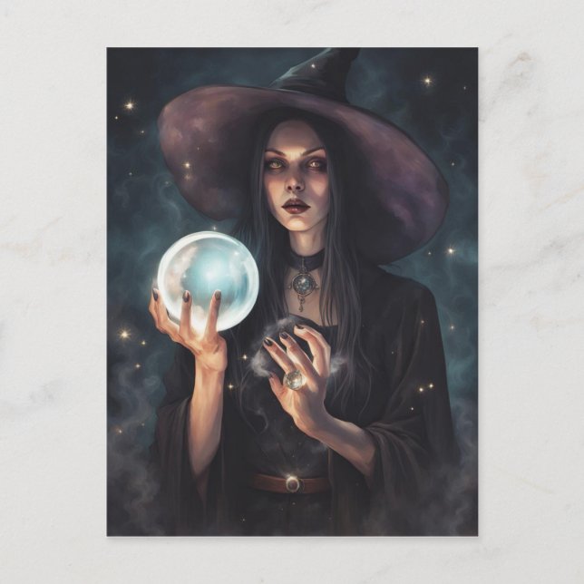 Carte postale de la sorcière Hilde (Devant)