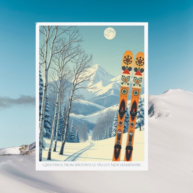 Carte postale de la station de ski de Waterville V (Créateur téléchargé)