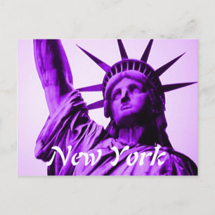 Carte postale de la statue de la liberté de New Yo