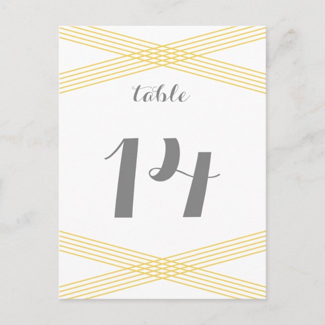 Carte postale de la table de décoration moderne ja (Devant)