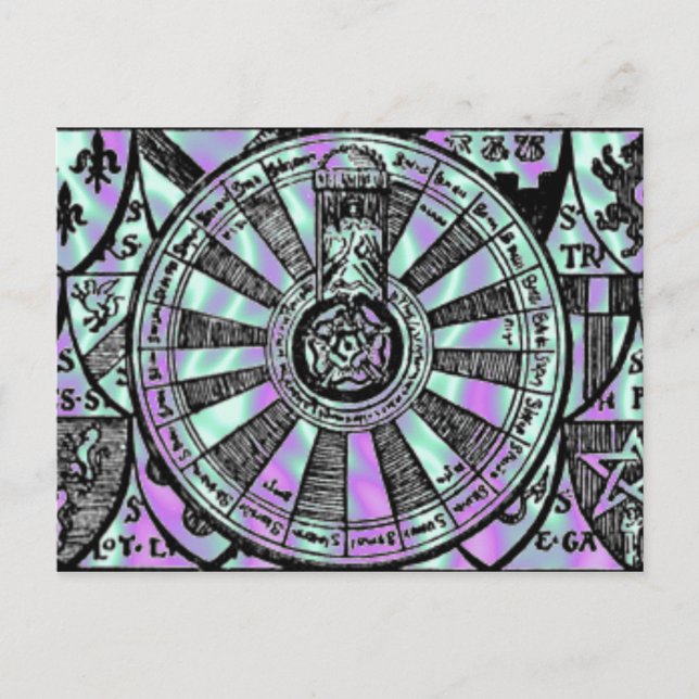 Carte postale de la table ronde du roi Arthur (Devant)