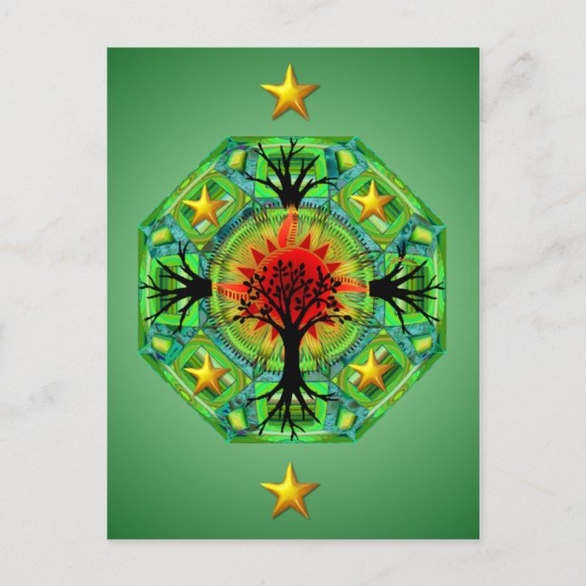 Carte postale de la Terre mère (Devant)