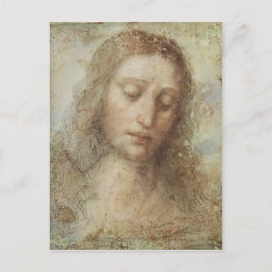 Carte postale de la tête du Christ