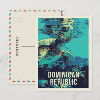 Carte postale de la tortue de mer extraordinaire R