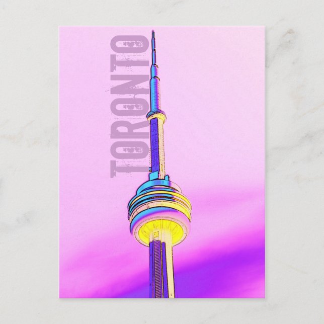 Carte postale de la tour CN de Toronto (Devant)