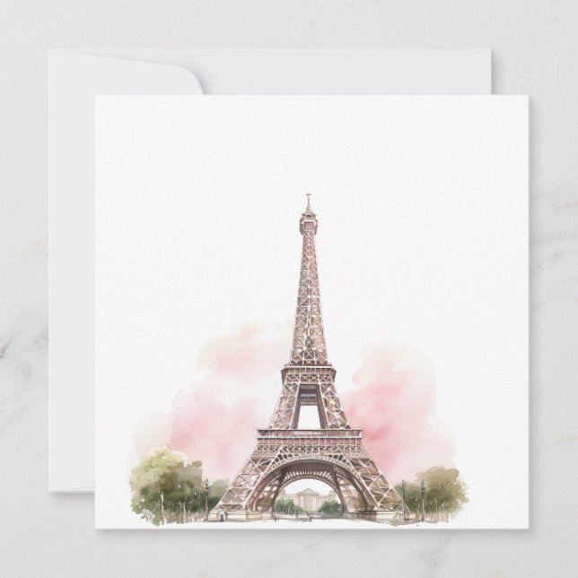 Carte postale de la Tour Eiffel de Paris (Devant)