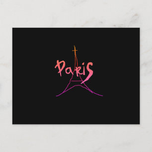 Carte postale de la Tour Eiffel esquisse Paris Fra