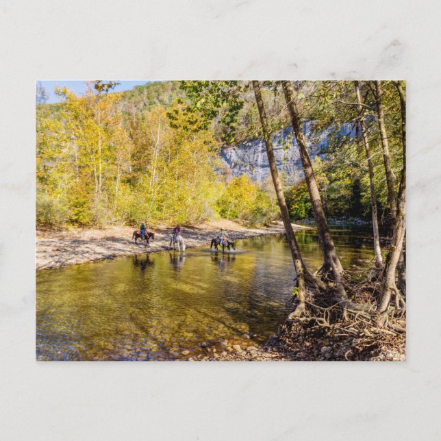 Carte postale de la traversée de la rivière Buffal (Devant)