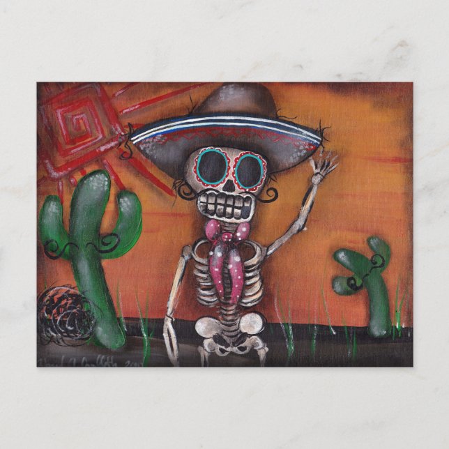 Carte postale de la vague de chaleur (Devant)